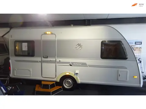 KNAUS SUDWIND 450 FU 2010 VASTBED (lengte) RONDZIT leeg 1033 kg