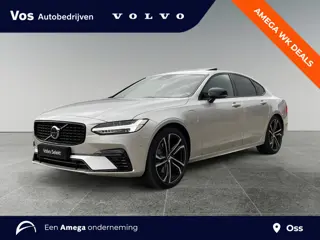 Volvo S90 T8 AWD R-Design | Luchtvering | Schuif/kantel-dak | Gelaagd Glas | 360 Camera | Elektr. tr