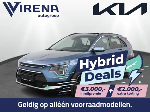 Kia Niro 1.6 GDi Hybrid DynamicPlusLine - Stoel-/stuurverwarming - Schuif-/kanteldak - Navigatie - A