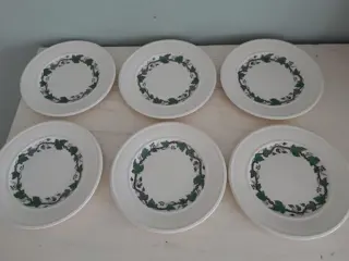 Vintage Wedgwood Stratford gebaks borden - set van 6