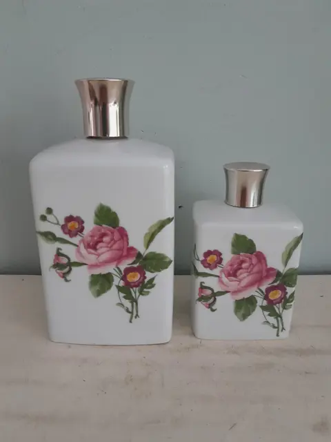Flesjes Porcelaine de Paris France - set van 2