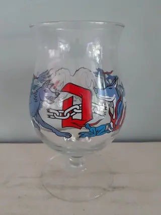 Duvel bierglas - glas - Iwan Smit - Limited Edition - Art Glass - Hond