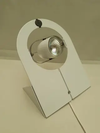 Vintage Dijkstra Plano bureaulamp - wit - wandlamp - 80s