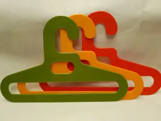 Pop Art coat hangers in the style of Ingo Maurer - space age - 1970s - set of 3