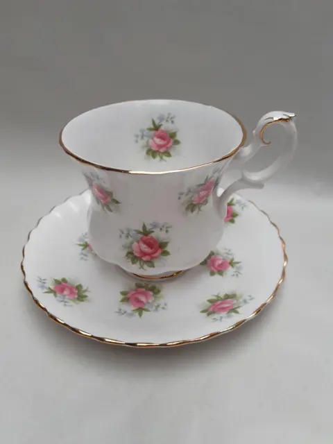 Royal Albert Forget me not Rose theekop en schotel - Bone China Engeland