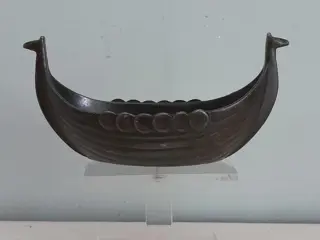 Pewter Viking ship by Just Andersen - 1920s - Denmark
