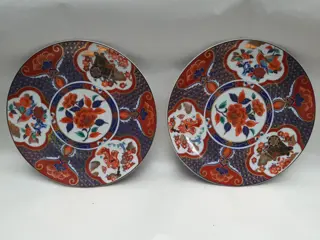 Imari Japan wandbord - bord - set van 2