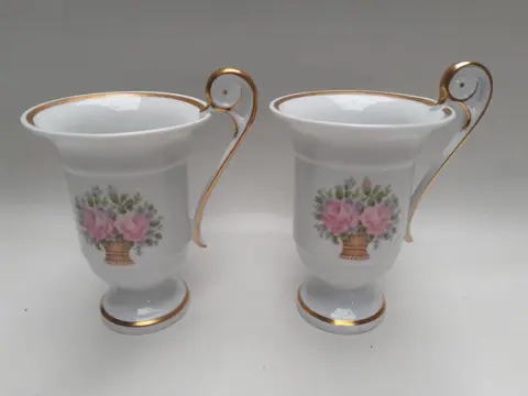 Vintage AK Kaiser beker Marseille - set van 2