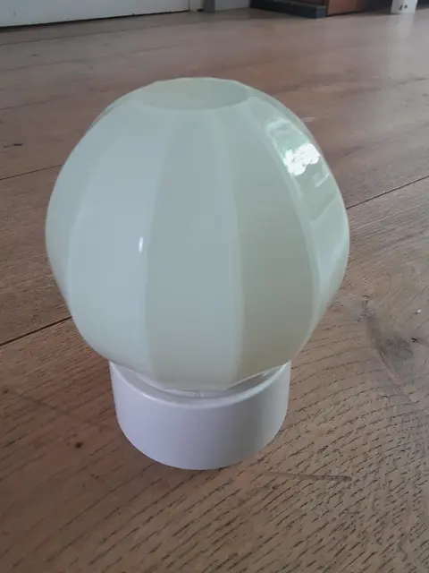 Thabur - plafondlamp - Art Deco - vintage glazen lamp - Nederlands antiek - Den Haag