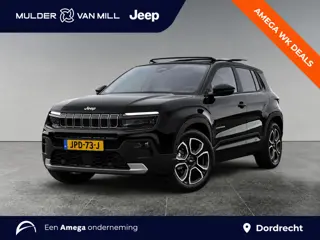 Jeep Avenger Summit EV 54kWh 156pk | SCHUIF/KANTELDAK | ELEKTR. ACHTERKLEP | ADAPTIVE CRUISE | STOEL