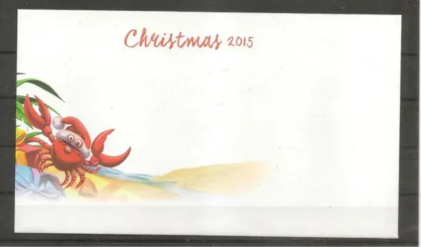 Blanco enveloppe Christmas, Christmas Island