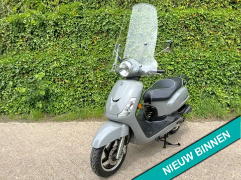 SYM Fiddle 2 E4 Scooter Rich Grey Windscherm BETAAL met in3
