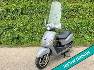 SYM Fiddle 2 E4 Scooter Rich Grey Windscherm BETAAL met in3