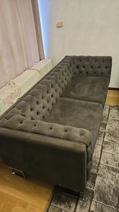 Complete zithoekbank 3 delig donker grijs