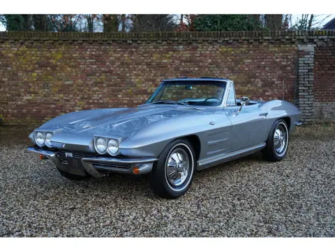 Chevrolet Corvette C2 Sting Ray Convertible "Black plate Corvette" Corvette with black license plate