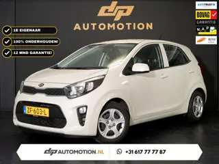 Kia Picanto 1.0 CVVT EconomyPlusLine | 1e Eig | Airco | NAP | Cream White | Dealeronderhouden
