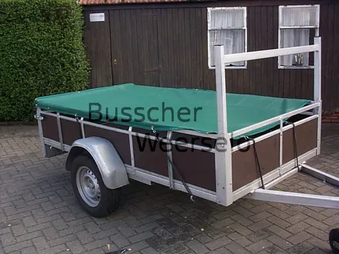 Aanhangwagen net aanhanger lading gaas 400*200 met zeilkous