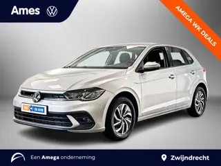 Volkswagen Polo 1.0 95pk TSI Life Edition Regensensor | Parkeersensoren voor en achter | Noodremassi