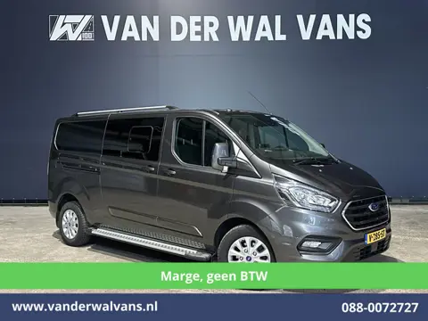 Ford Transit Custom 2.0 TDCI **MARGE, Geen BTW** 170pk L2H1 Dubbele Cabine Euro6 Airco | 5-Zits | 2x