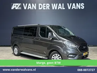 Ford Transit Custom 2.0 TDCI **MARGE, Geen BTW** 170pk L2H1 Dubbele Cabine Euro6 Airco | 5-Zits | 2x