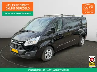 Ford Transit Custom 330 2.2 TDCI L2H1 Limited NAP 118dkm, Dubbele Cabine, 2x Schuifdeur, Navigatie, 