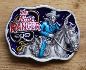 Wild west buckle / riem gesp " The lone ranger "