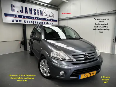 Citroën C3 1.6i-16V Exclusive Automaat! Nette auto!