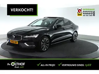 Volvo S60 2.0 Recharge T6 AWD Ultimate Bright | TREKHAAK | SCHUIF-KANTEL | B&W | VEEL LUXE |