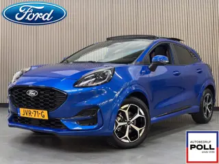 Ford Puma Eco Hybrid Automaat ST-Line Panoramadak Trekhaak Ad. Cruise Winter Dodehoek pack Full LED 