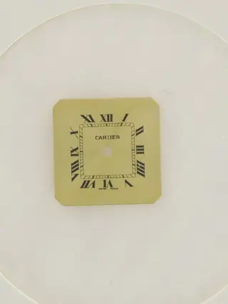 Cartier Dial With Roman Hour Marker 17,70 MM