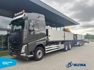 Volvo FH 500 6x2/4 HIAB X-HIPRO 192 E-2 I.C.M. KEMPF THKD-24 AANHANGER
