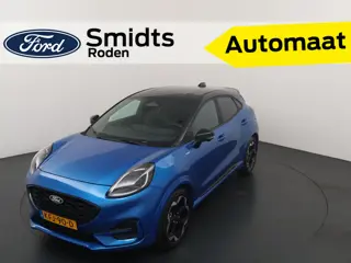 Ford Puma EcoBoost Hybrid 155 pk ST-Line X | Trekhaak | Winter Pack | 360° Camera | B&O | Adapt. cru