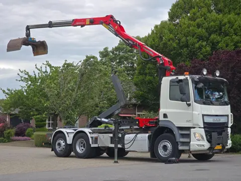 DAF CF 410 FAN PALFINGER Z-KRAAN 20TM!! AFSTANDSBEDIENING!!HAAKARM!!ZERO-EMISSIE 2030!! DK1232