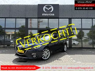 Mazda 3 2.0 GT-M Dealer onderhouden / 1e eigenaar / Head-up-Display / Navi / Leder / Bose / Camera /