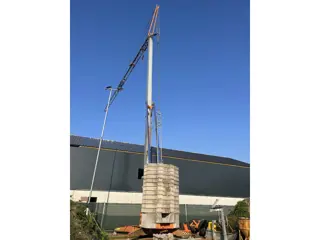 Agromet Bouwkraan 28 meter+hulpstukken (bj 2006)