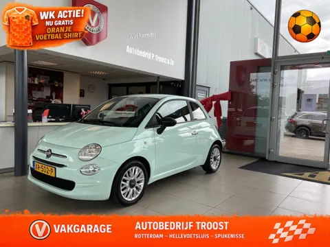 Fiat 500 0.9 TwinAir Turbo Popstar,Airco,Cruiscontrol,Bleutooth met Spraakbediening,Aux Usb Aansluit