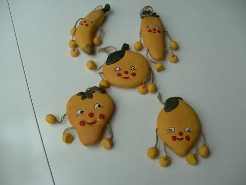 FRUIT – GROENTEN 5 DELIG MUUR DECORATIE NIEUW