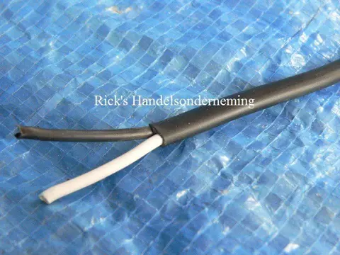 Verlichtingkabel 2 x 0.75 qmm aderig, prijs per meter