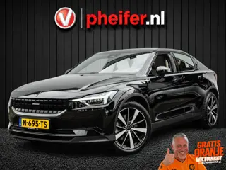 Polestar 2 Long Range Single Motor 78 kWh SOH 90% Trekhaak/ Panoramadak/ Leer/ Stoelverwarming-venti
