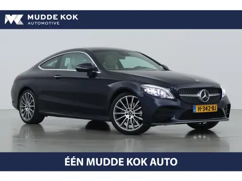 Mercedes-Benz C-klasse Coupé 180 Premium Plus Pack | Luchtvering | Burmester | Panoramadak | 360° Ca