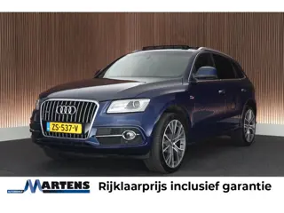 Audi Q5 3.0 TFSI 272pk Automaat quattro 2x S-Line Panoramadak Trekhaak Leder Camera Stoelverwarming 