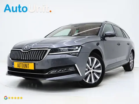 Škoda Superb Combi 1.4 TSI iV Style | Leder/Alcantara | Camera | Keyless | Memory | Virtual | Adapti