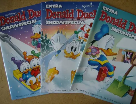 Donald duck sneeuwspecial adv4114