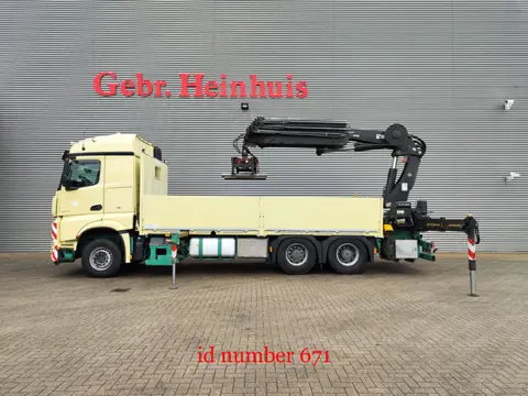 Mercedes-Benz Arocs 2645 6x4 Euro 6 Hiab XS 377 Hipro 7 x Hydr. Hiab Rotated Clamp!