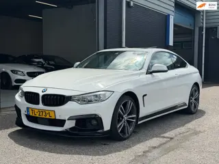BMW 4-serie Coupé 430d xDrive High Executive 6 CILINDER - SCHUIFDAK - LEER - CAMERA