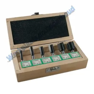 Edesso bovenfrezen set 6-delig 8mm schacht