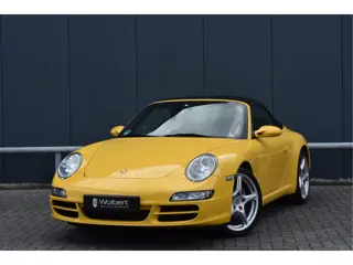 Porsche 911 997 Cabrio 3.6 Carrera Speedgelb (bj 2006)