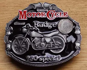 Motor cylce buckle " Rudge 250 special "
