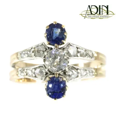 Gouden ringen uit het Victoriaanse tijdperk.