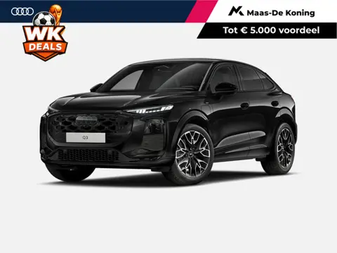 Audi Q3 Sportback 1.5 200kW e-hybrid S edition 272 PK · Optiekpakket zwart-glanzend · Panorama-glasd